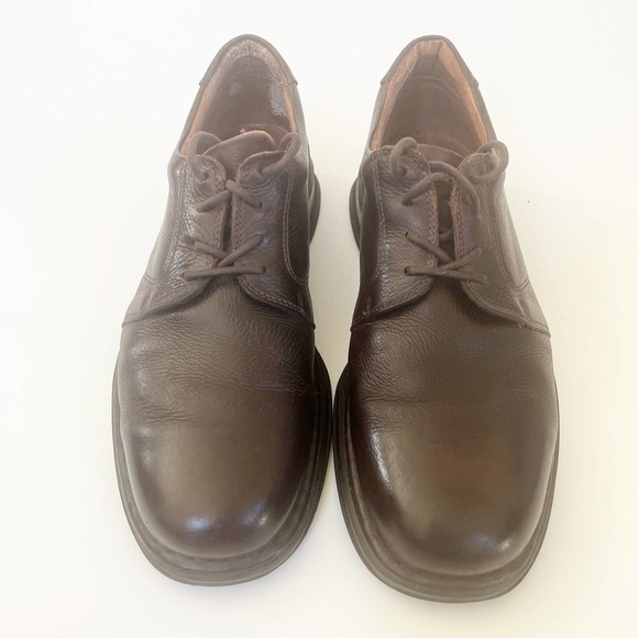 Johnston‎ & Murphy SHULER Men Shoes Size 12 M Brown Leather Lace Up